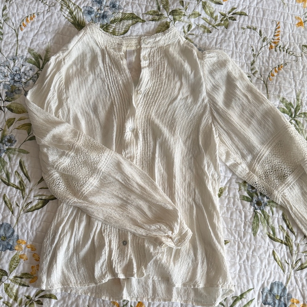 Mango Elegant White Women's Top